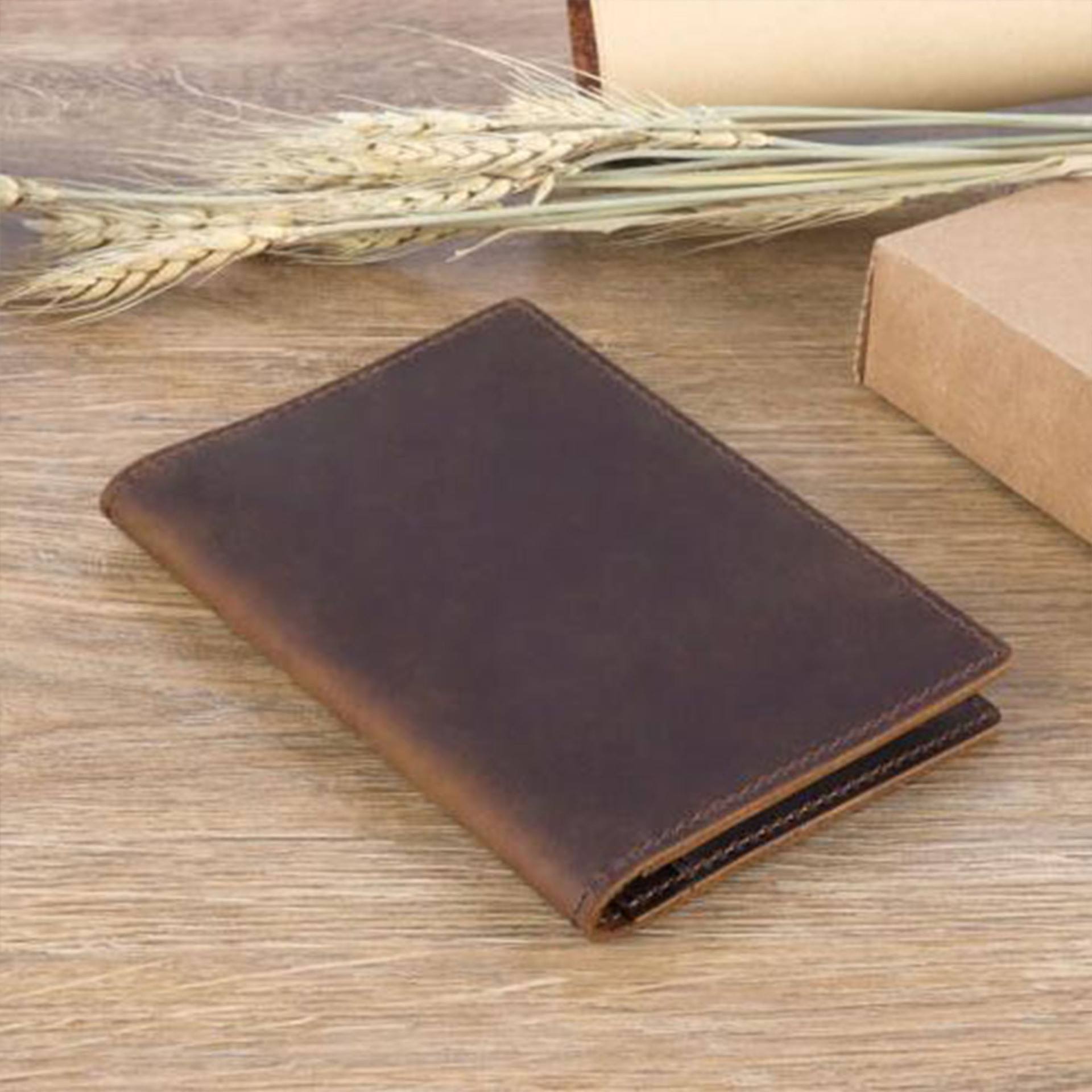 Travel Accessories Wallet - Skóra Crazy Horse etui na paszport