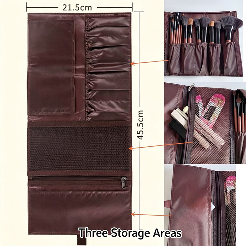 Skórzana kosmetyczka na pędzle – Travel Accessories Organizer Bag recenzja i cena
