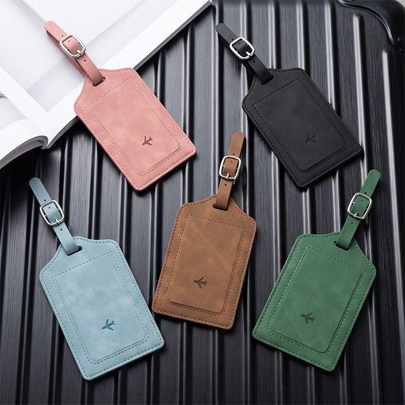 1 szt. etykieta na bagaż z PU  – Travel Accessories Aesthetic recenzja i cena